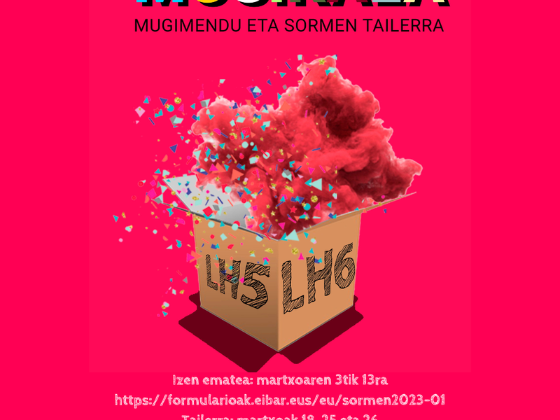 Sormen tailerra. 2023-01 sormen tailerra 2023-01