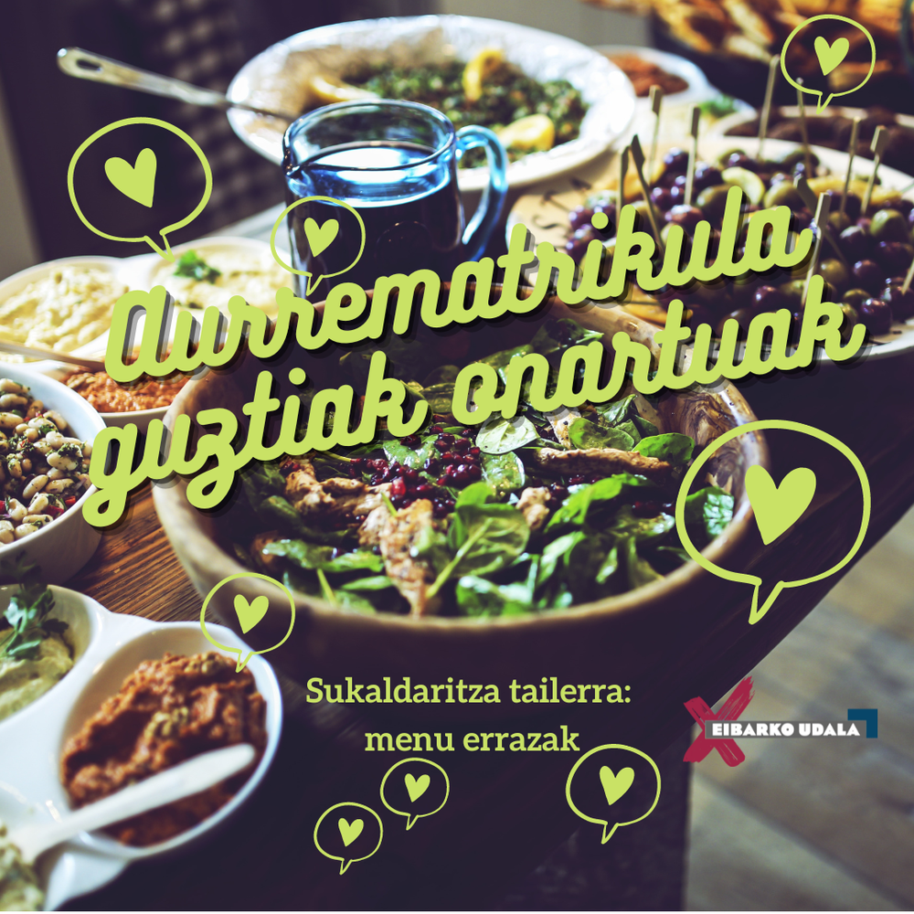Sukaldaritza ikastaroa: menu errazak Sukaldaritza ikastaroa 2023-01