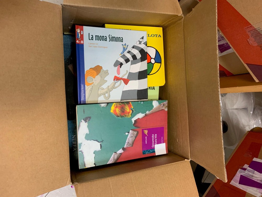 Udalak liburuak emango dizkio Eibar Palestinarekin kolektibo solidarioari Artxiboko irudia.