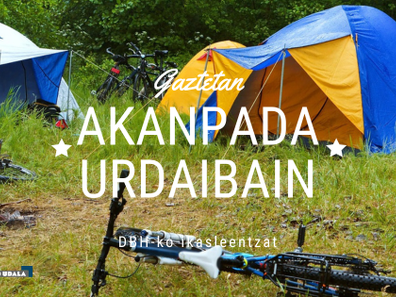 Udan gaztetan. Akanpada Urdaibain Gaztetan Urdaibai 2024