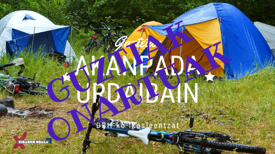 Udan gaztetan. Akanpada Urdaibain Urdaibai guztiak onartuak