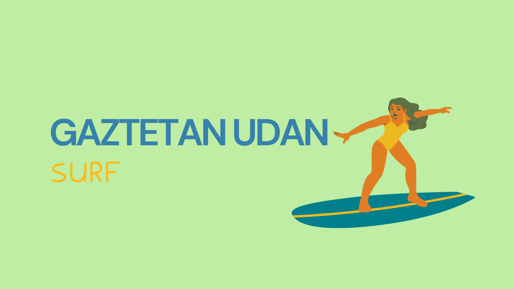Udan gaztetan. SURF Gaztetan SURF 2024