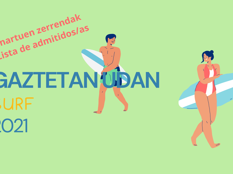 Gaztetan udan 2021 Surf