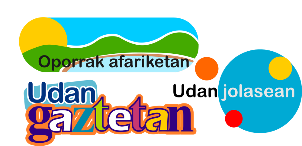 "Udan jolasean", "Oporrak afariketan" eta "Udan gaztetan" udalekuak
