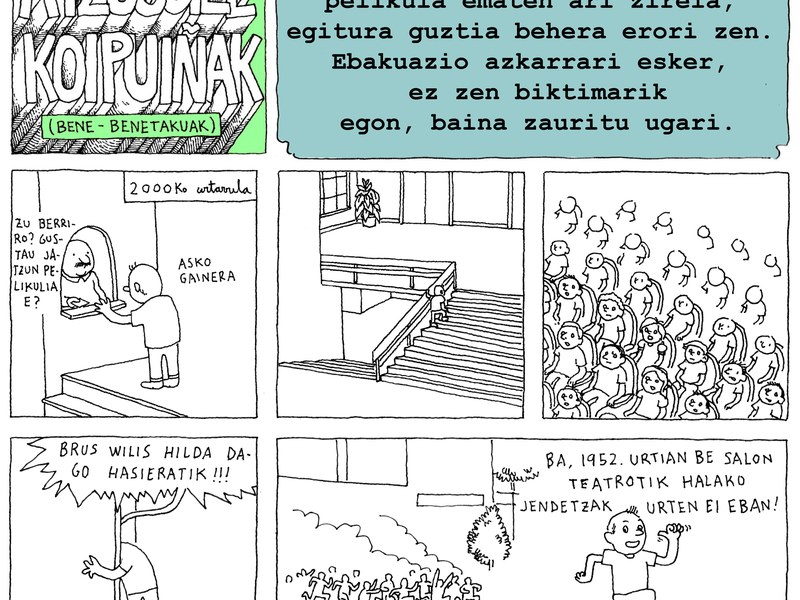 "Salón Teatro, 1952" (Atzo goizeko ipuinak, Martin Azpilikueta)