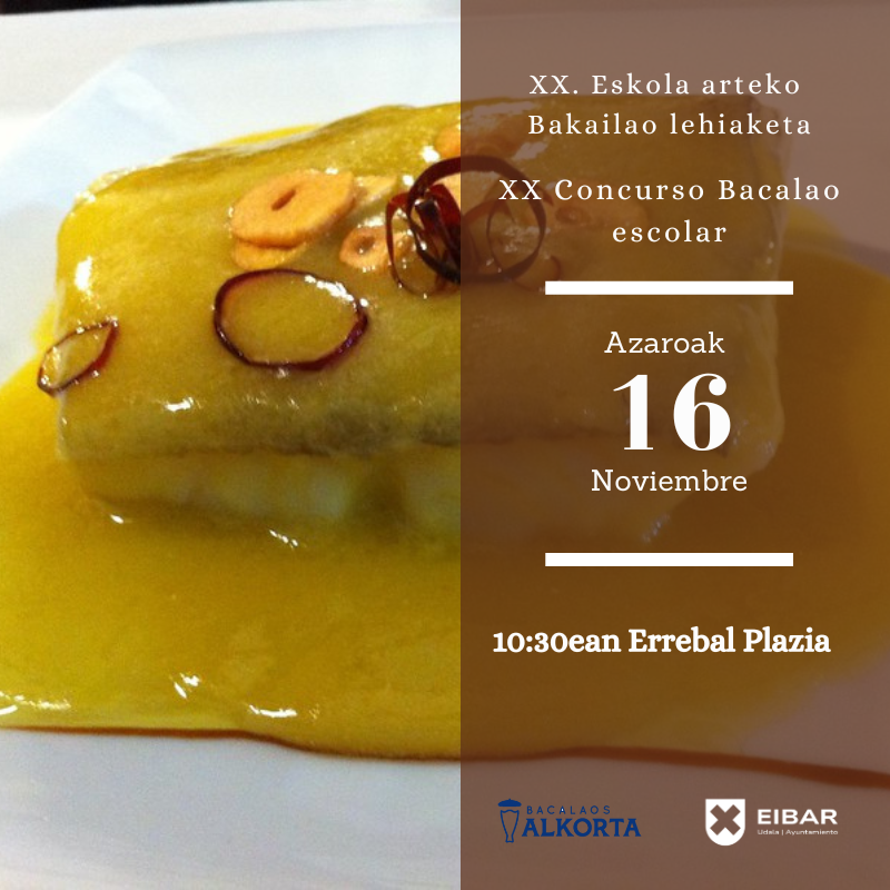 XX. Eskola arteko bakailao lehiaketa XX Eskolarteko Bakailao lehiaketa