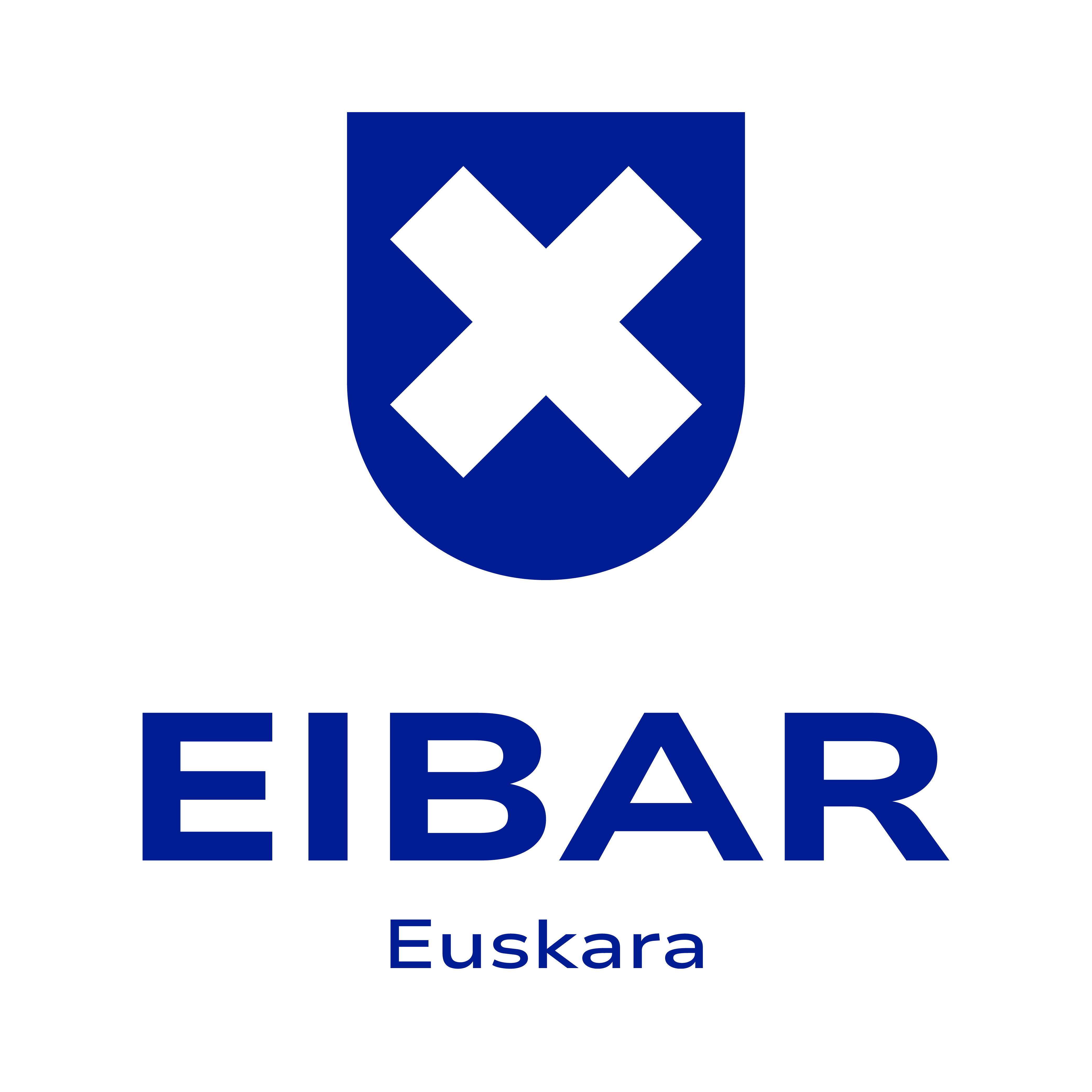 Euskara bertikala urdina