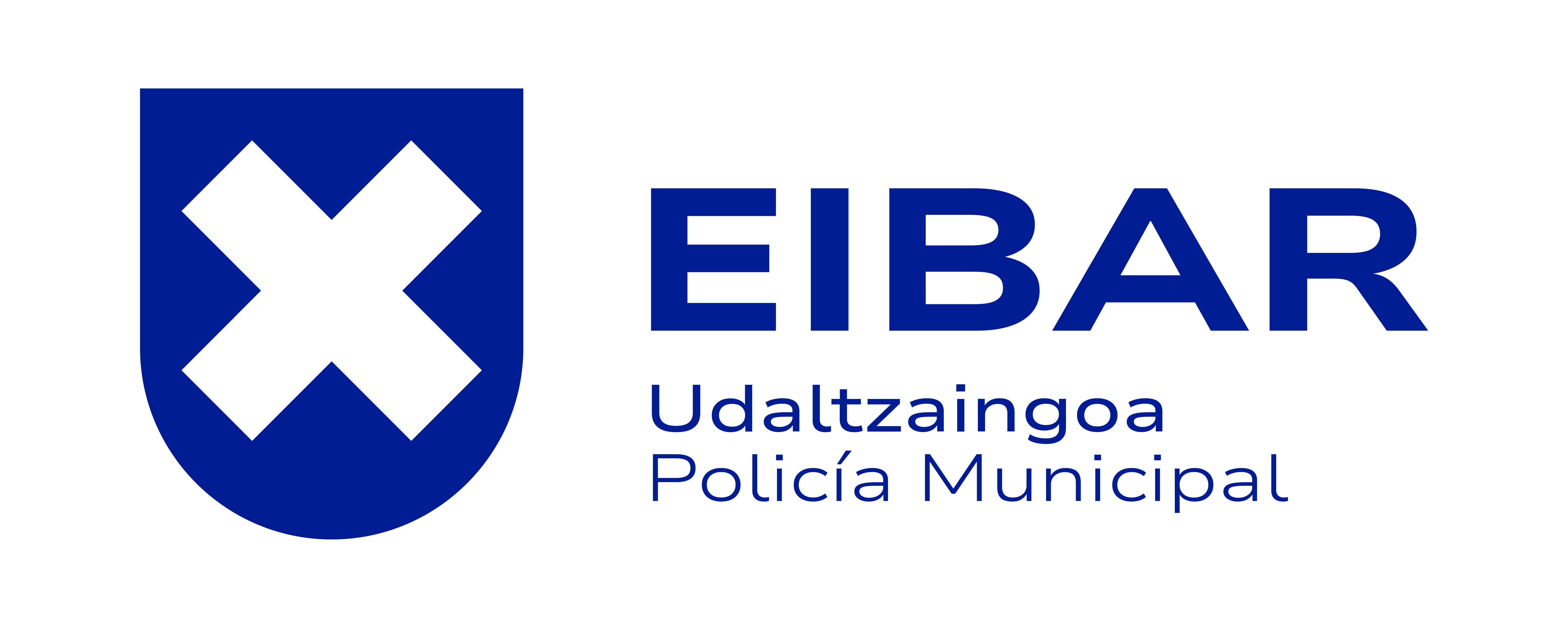 Udaltzaingoa horizontala urdina
